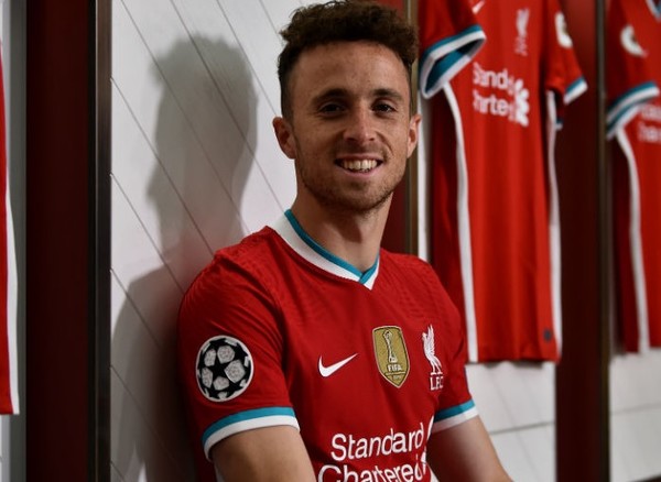 디오구 조타(리버풀). 리버풀 공식 홈페이지 캡처