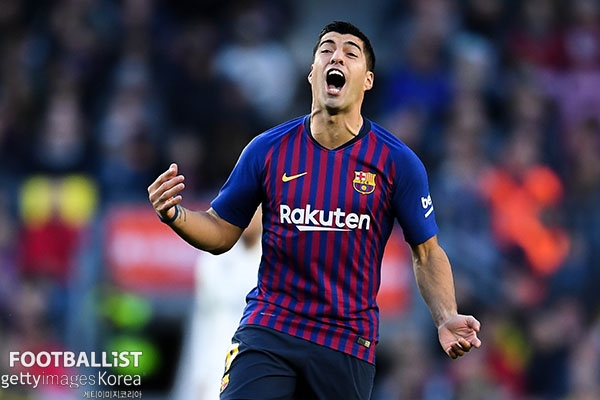 루이스 수아레스(바르셀로나). 게티이미지코리아