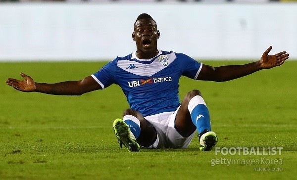 마리오 발로텔리(브레시아칼초). 게티이미지코리아