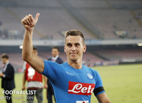 아르카디우스 밀리크(나폴리). 게티이미지코리아