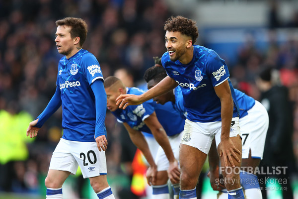 칼버트르윈(오른쪽, 에버턴). 게티이미지코리아