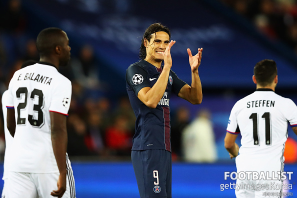 에딘손 카바니(파리생제르맹). 게티이미지코리아