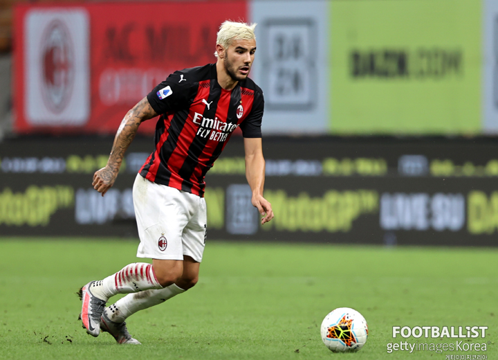 테오 에르난데스(AC밀란). 게티이미지코리아