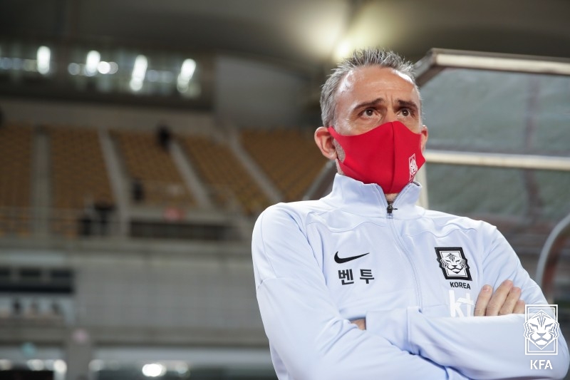 파울루 벤투 국가대표팀 감독. 대한축구협회 제공