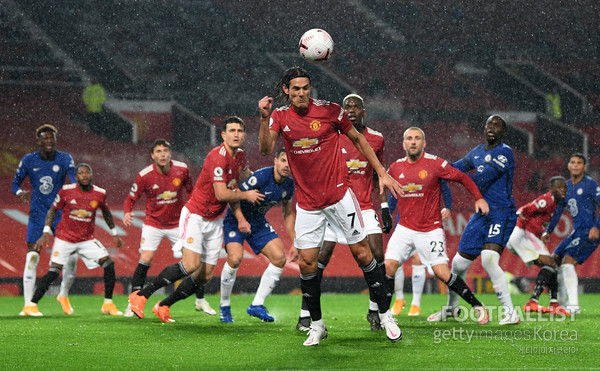 에딘손 카바니(맨체스터유나이티드). 게티이미지코리아