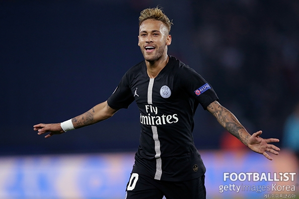 네이마르(파리생제르맹). 게티이미지코리아