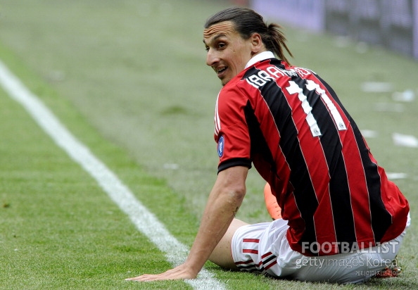 즐라탄 이브라히모비치(AC밀란). 게티이미지코리아