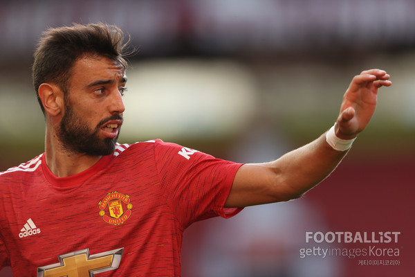 브루누 페르난데스(맨유). 게티이미지코리아