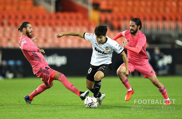 이강인(발렌시아). 게티이미지코리아