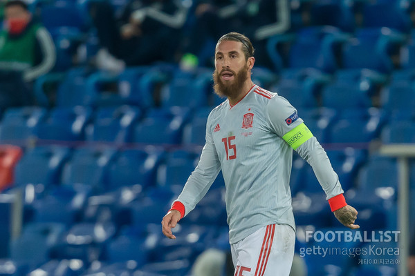 세르히오 라모스(스페인 대표팀). 게티이미지코리아