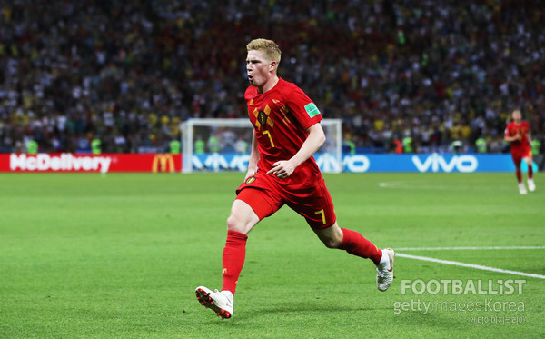 케빈 더 브라위너(벨기에). 게티이미지코리아