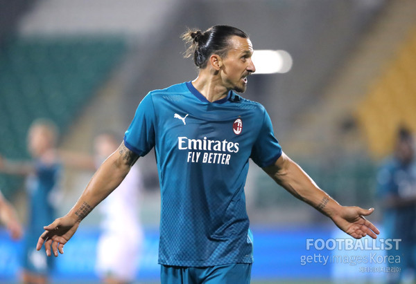 즐라탄 이브라히모비치(AC밀란). 게티이미지코리아