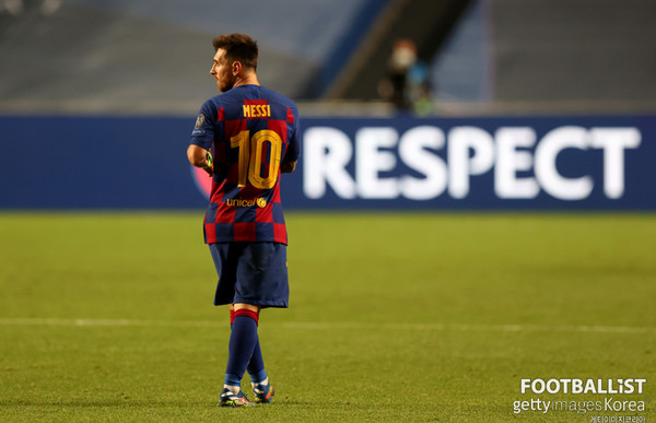 리오넬 메시(바르셀로나). 게티이미지코리아
