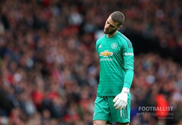 다비드 데 헤아(맨유). 게티이미지코리아