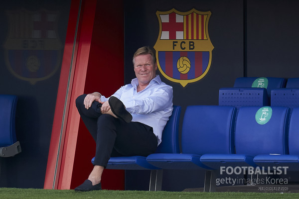 로날트 쿠만 감독(바르셀로나). 게티이미지코리아