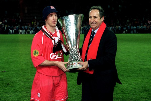 제라르 울리에 감독(오른쪽)과 로비 파울러(이상 리버풀). 게티이미지코리아