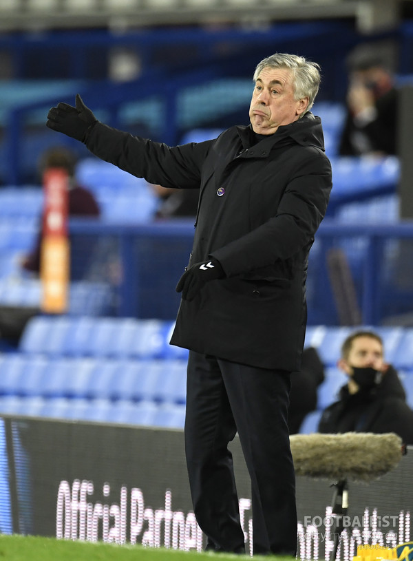 카를로 안첼로티 감독(에버턴). 게티이미지코리아