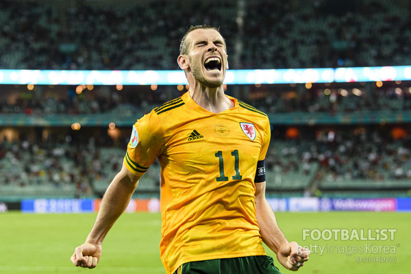 가레스 베일(웨일스 축구대표팀). 게티이미지코리아