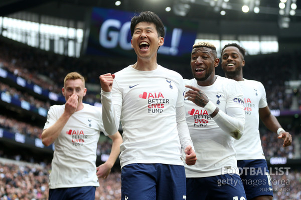 손흥민(가운데, 토트넘홋스퍼). 게티이미지코리아