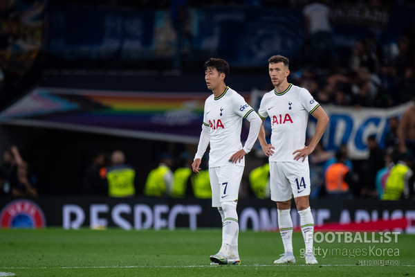 손흥민(왼쪽), 페리시치(오른쪽). 게티이미지코리아