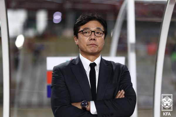 황선홍 올림픽 대표팀 감독. 대한축구협회 제공