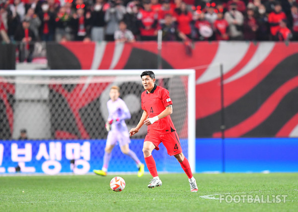 김민재(한국 남자 축구대표팀). 서형권 기자