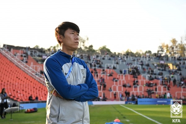 김은중 한국 U20 축구대표팀 감독. 대한축구협회 제공