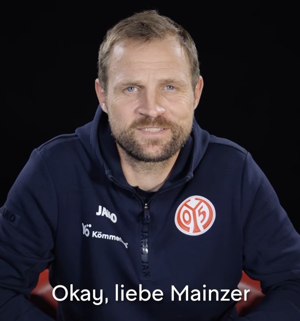 보 스벤손 감독. 마인츠05 인스타그램 캡처