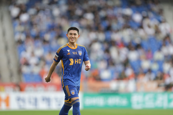이동경(울산HD). 한국프로축구연맹 제공