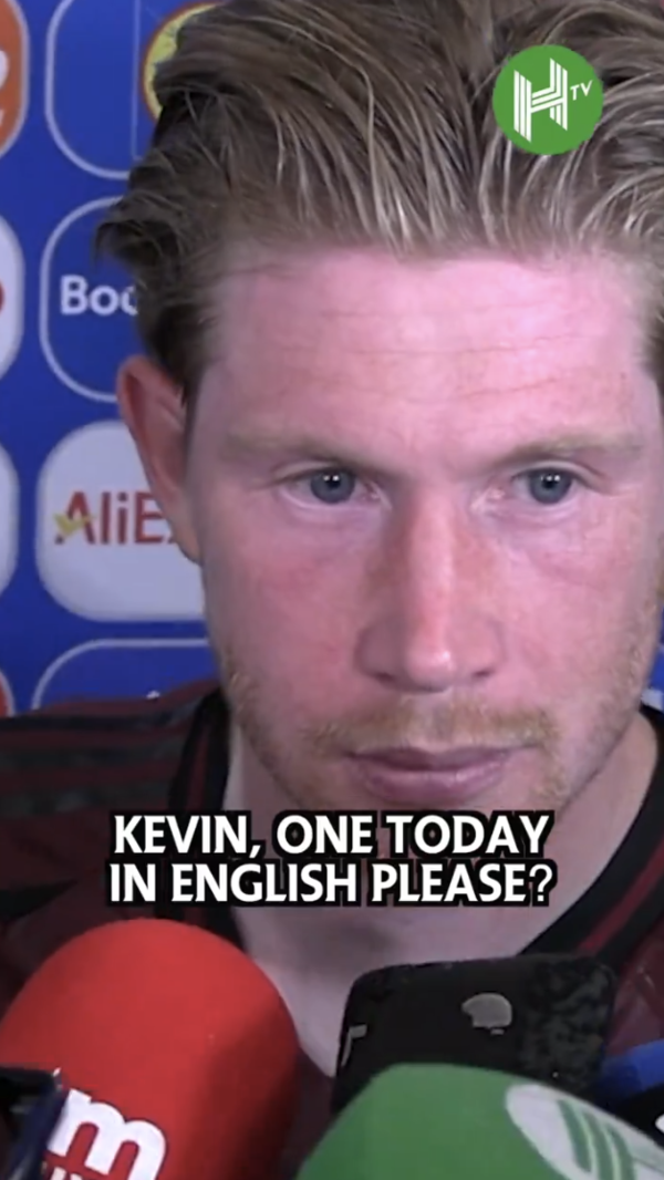 케빈 더브라위너(벨기에 축구대표팀). 소셜미디어(SNS) 캡처