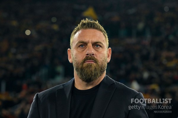 다니엘레 데로시 AS로마 감독. 게티이미지코리아