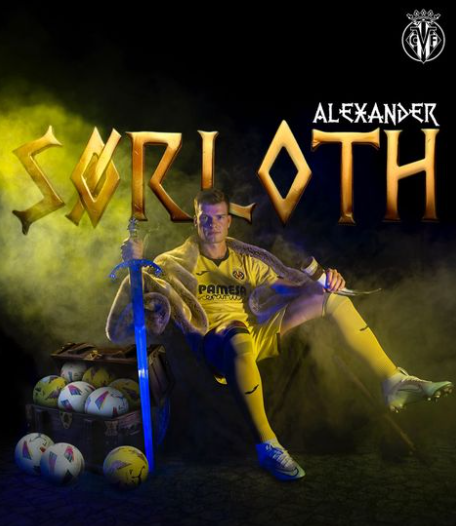 알렉산데르 쇠를로트(비야레알). 비야레알 인스타그램 캡처