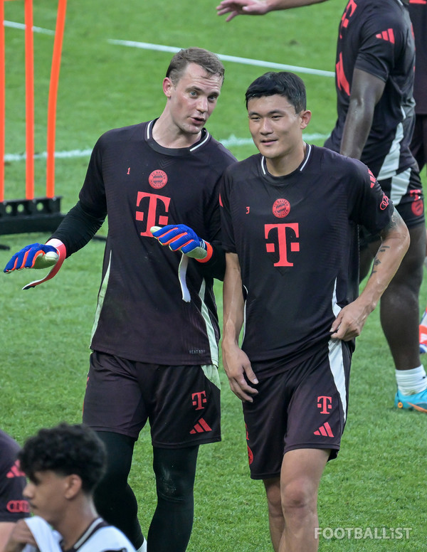 노이어(왼쪽), 김민재(오른쪽, 바이에른 뮌헨). 서형권 기자