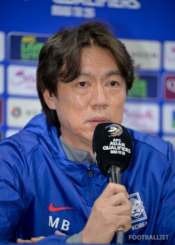 홍명보 감독. 서형권 기자