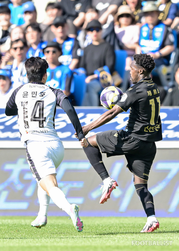 제르소(오른쪽, 인천 유나이티드). 서형권 기자