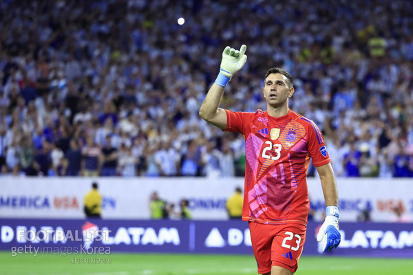 에밀리아노 마르티네스(아르헨티나). 게티이미지코리아