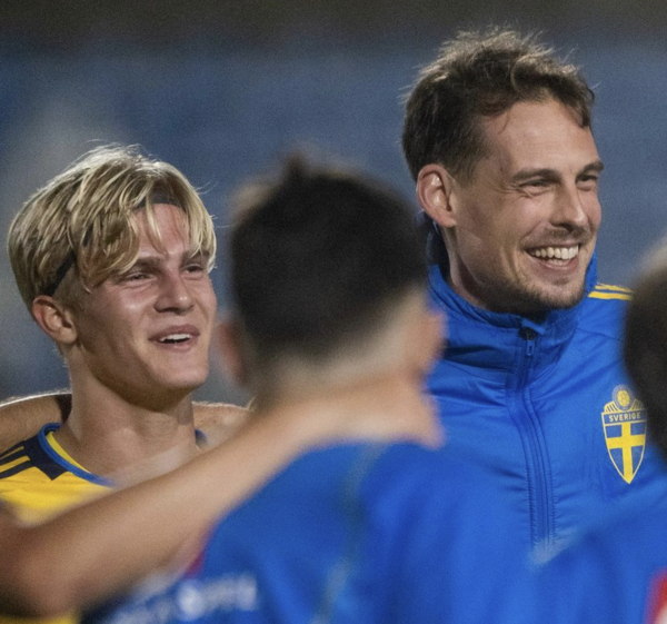 루카스 베리발(왼쪽). 스웨덴축구협회 인스타그램 캡처