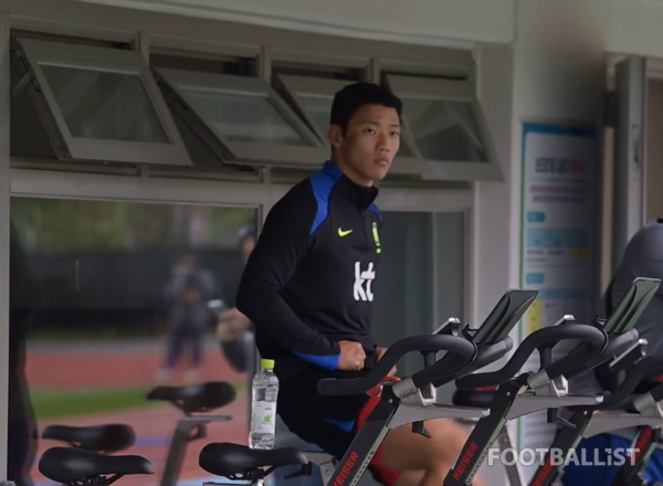 황희찬(남자 축구대표팀). 김희준 기자