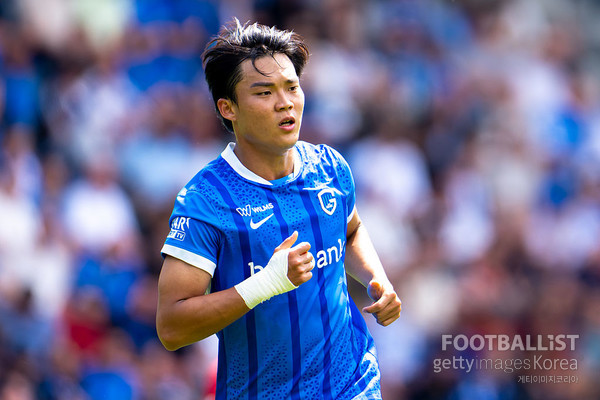 오현규(헹크). 게티이미지코리아