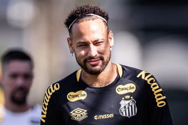 네이마르(산투스). 산투스 홈페이지 캡처