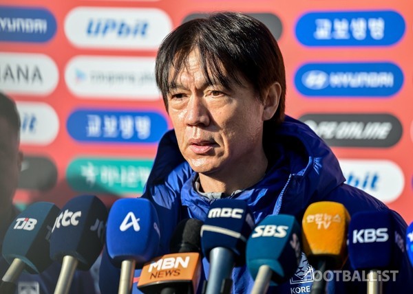 홍명보 감독. 서형권 기자