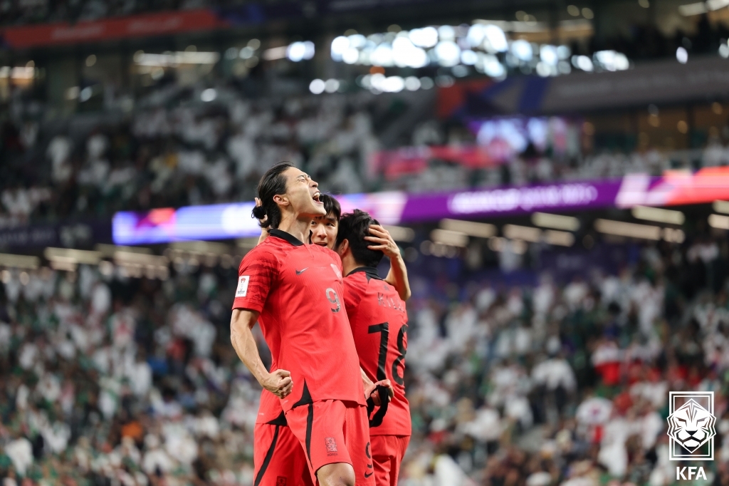 조규성(남자 축구대표팀). 대한축구협회 제공