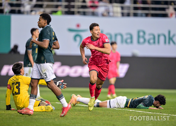 조규성(오른쪽에서 두번째). 서형권 기자