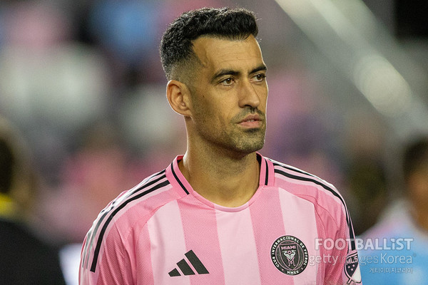 세르히오 부스케츠(인터마이애미). 게티이미지코리아