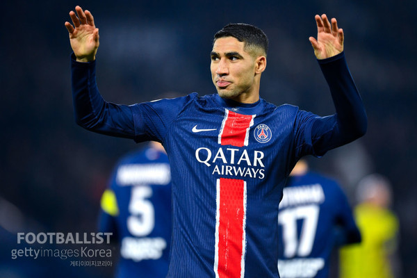 아슈라프 하키미(파리생제르맹). 게티이미지코리아