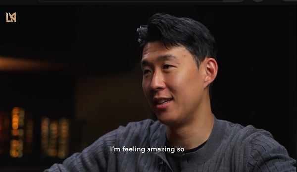 손흥민(로스앤젤레스FC). LAFC 유튜브 캡처