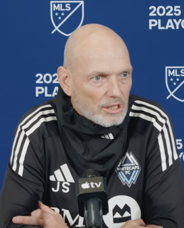 예스페르 쇠렌센 밴쿠버화이트캡스 감독. 밴쿠버 인스타그램 캡처