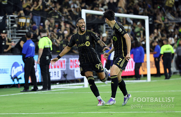 드니 부앙가와 손흥민(이상 LAFC). 게티이미지코리아