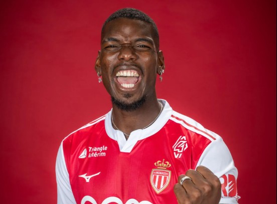 폴 포그바(AS모나코). 프랑스 리그앙 홈페이지 캡처