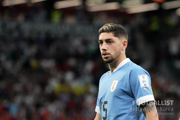 페데리코 발베르데(우루과이 축구대표팀). 게티이미지코리아
